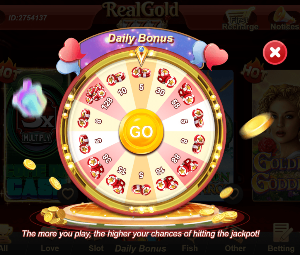 realgold777 login bonus