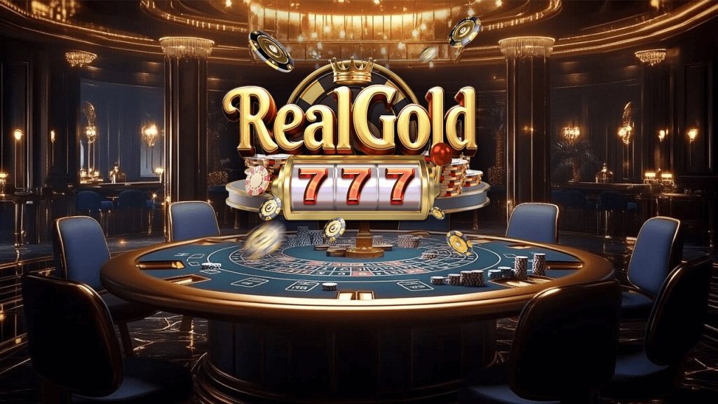 real gold 777 welcome banner